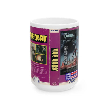 THE DARK (VHS COVER) - White Coffee Mug 15oz - Go Mug Yourself