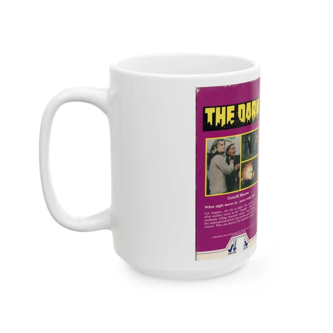 THE DARK (VHS COVER) - White Coffee Mug - Go Mug Yourself