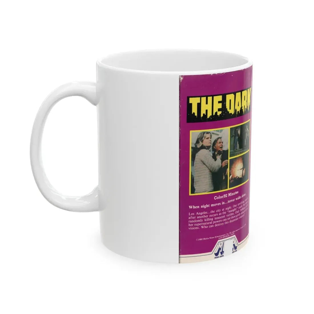 THE DARK (VHS COVER) - White Coffee Mug - Go Mug Yourself