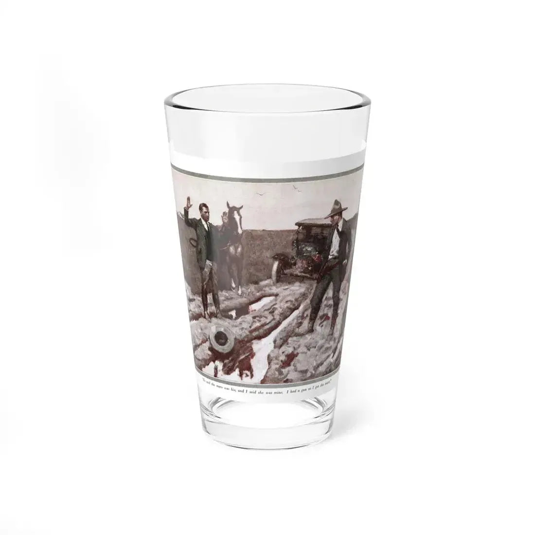 The Dashing Stranger, McCall's magazine, September 1922 (Magazine Illustration) Pint Glass 16oz 16oz - Go Mug Yourself