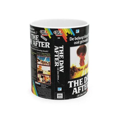 THE DAY AFTER (VHS COVER) - White Coffee Mug 11oz - Go Mug Yourself