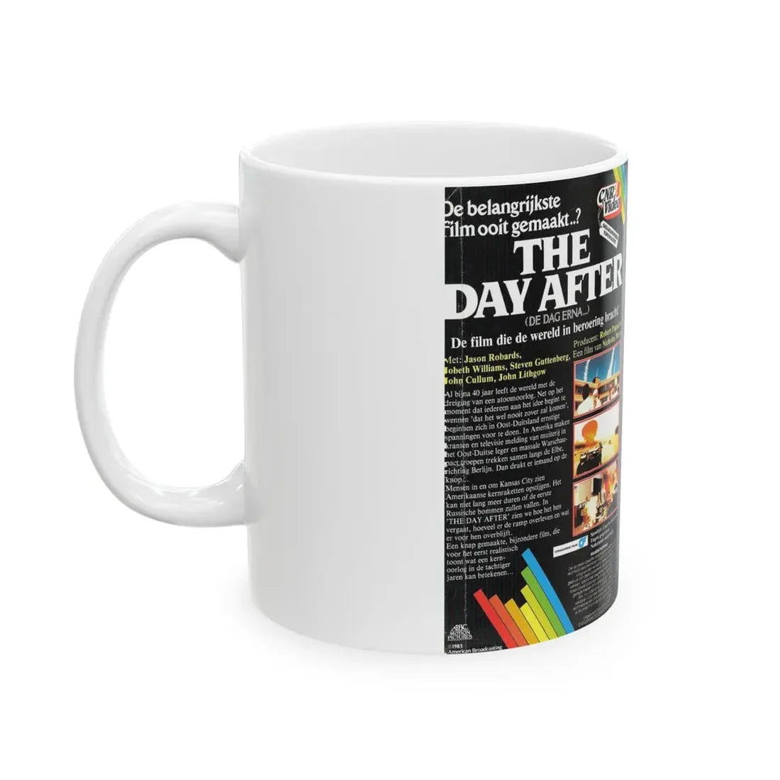 THE DAY AFTER (VHS COVER) - White Coffee Mug - Go Mug Yourself