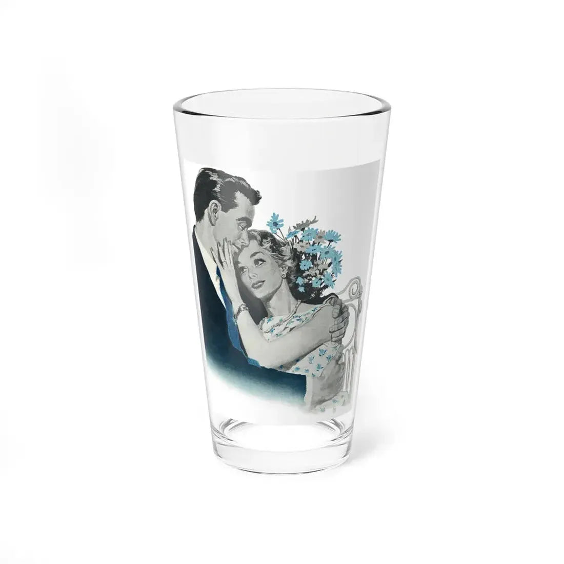 The Day Before The Wedding by Howard Wyce, Woman's Own magazine, 1959 (Magazine Illustration) Pint Glass 16oz 16oz - Go Mug Yourself