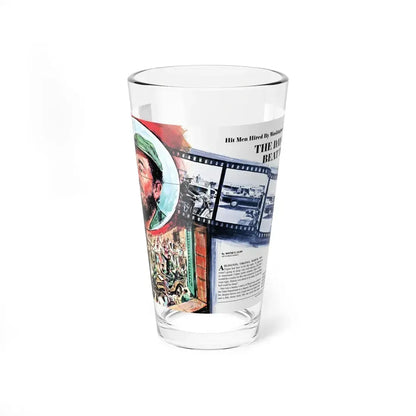 The Day Castro Beat The CIA's Mafia, Men's Adventure Quarterly 8 (Magazine Illustration) Pint Glass 16oz 16oz - Go Mug Yourself