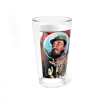 The Day Castro Beat The CIA's Mafia, Men's Adventure Quarterly 8 (Magazine Illustration) Pint Glass 16oz - Go Mug Yourself