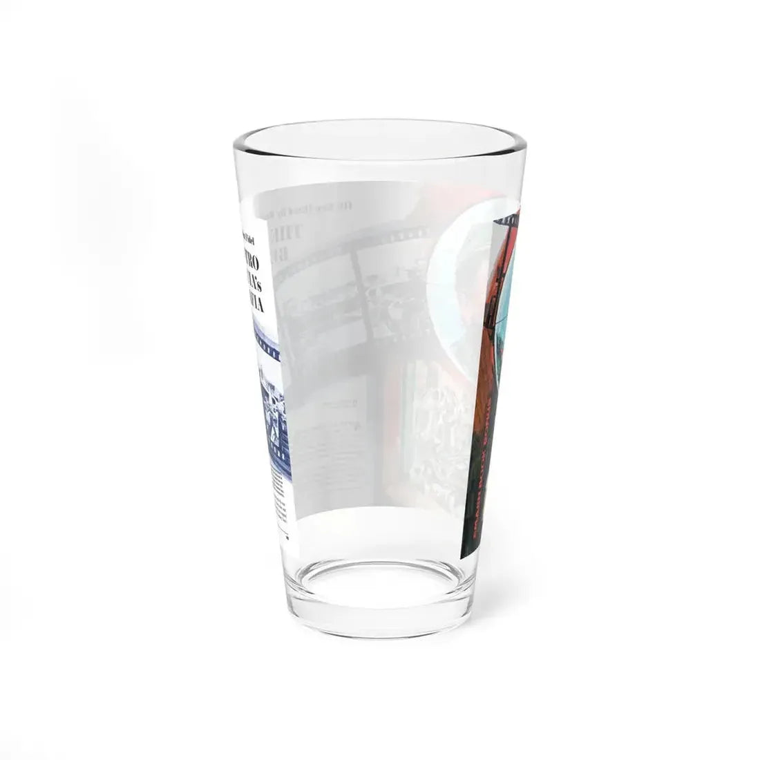 The Day Castro Beat The CIA's Mafia, Men's Adventure Quarterly 8 (Magazine Illustration) Pint Glass 16oz - Go Mug Yourself