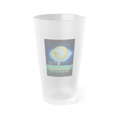 THE DAY IT CAME TO EARTH 1977 Movie Poster - Frosted Pint Glass 16oz-16oz-Frosted-Go Mug Yourself