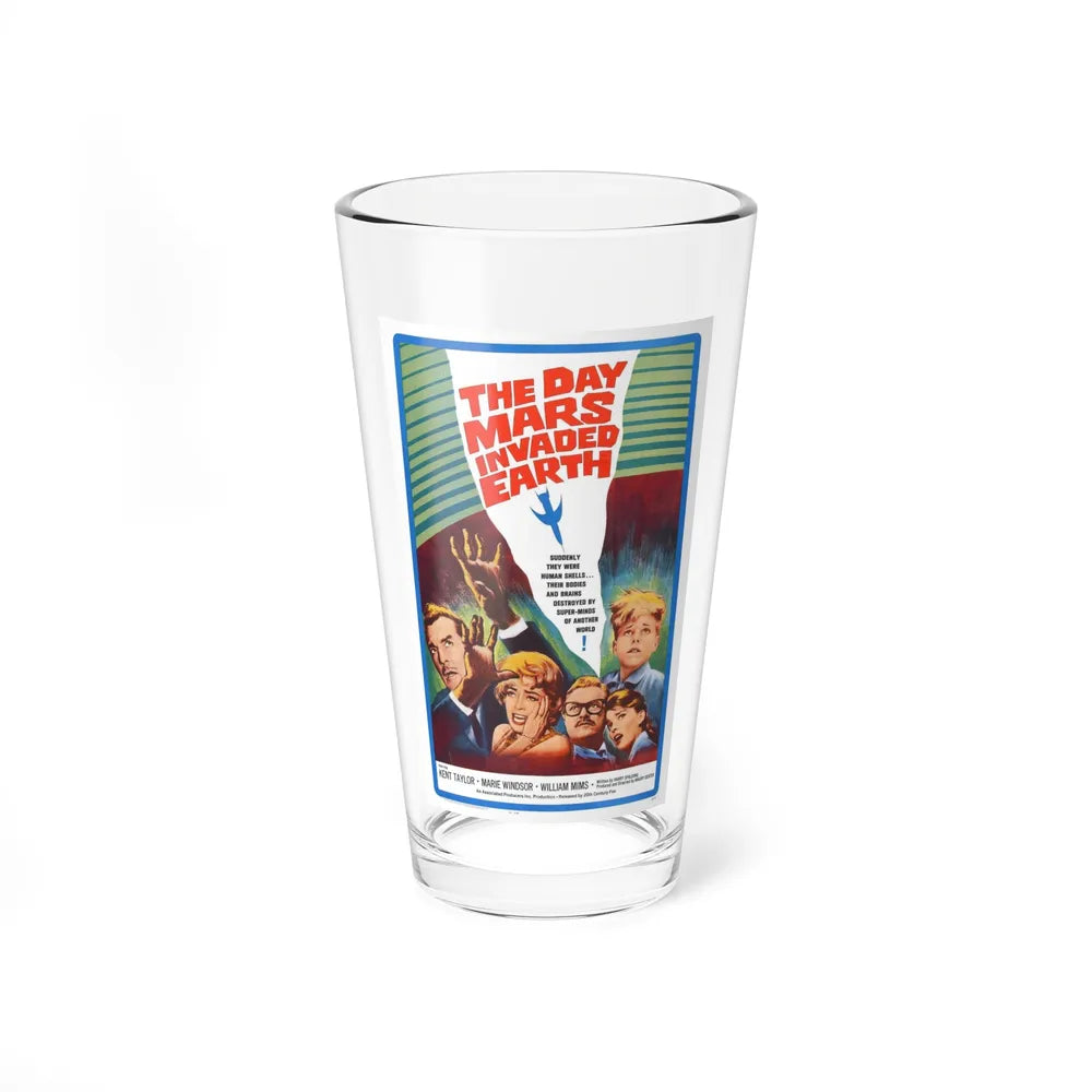 THE DAY MARS INVADED EARTH 1962 Movie Poster - Pint Glass 16oz-16oz-Go Mug Yourself