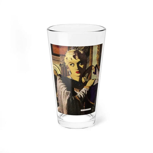 The Day New York Was Invaded (Pt. 1 of 6), Saturday Evening Post, December 25, 1954 (Magazine Illustration) Pint Glass 16oz 16oz - Go Mug Yourself