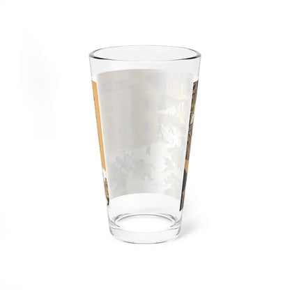 The Day of the Johnstown Flood, Cavalier, January 1958 (Magazine Illustration) Pint Glass 16oz - Go Mug Yourself