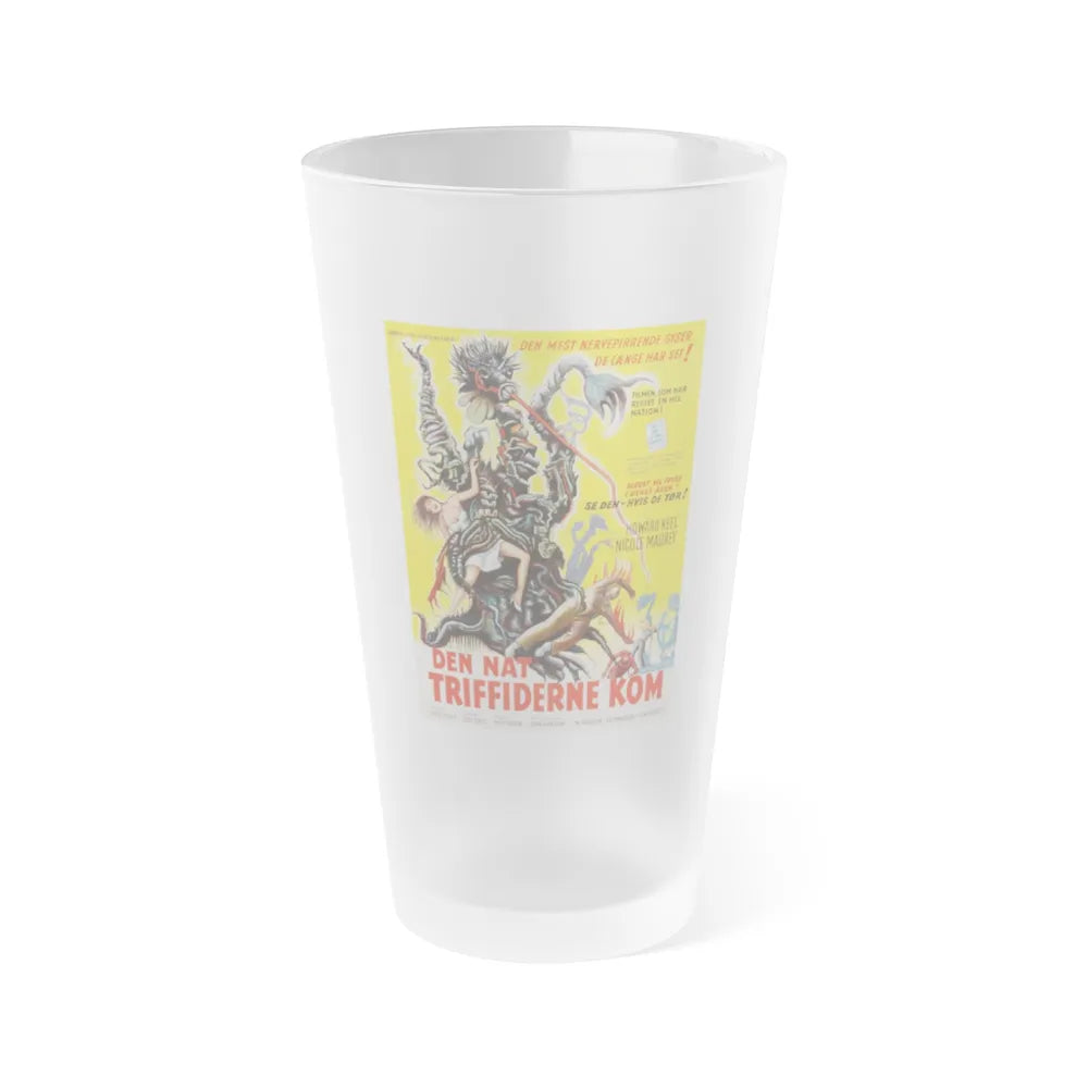 THE DAY OF THE TRIFFIDS (DANISH) 1963 Movie Poster - Frosted Pint Glass 16oz-16oz-Frosted-Go Mug Yourself