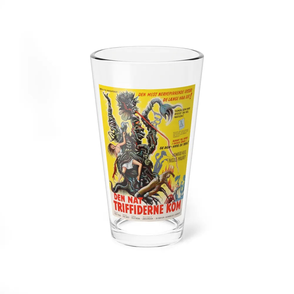 THE DAY OF THE TRIFFIDS (DANISH) 1963 Movie Poster - Pint Glass 16oz-16oz-Go Mug Yourself