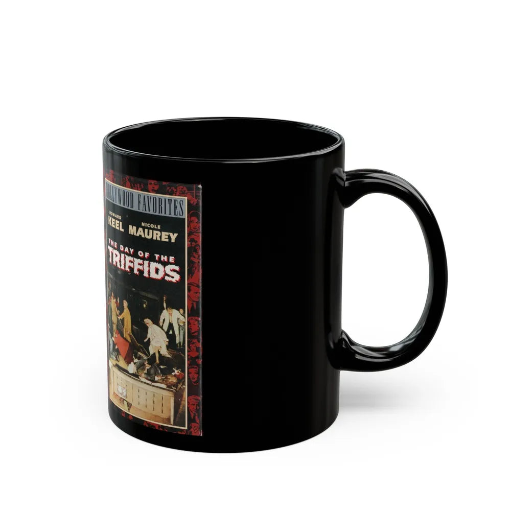 THE DAY OF THE TRIFFIDS (VHS COVER) - Black Coffee Mug-Go Mug Yourself