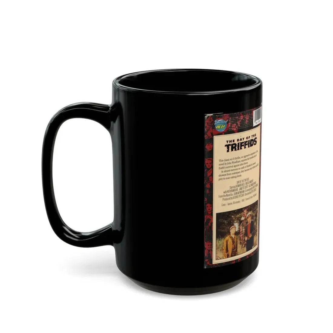 THE DAY OF THE TRIFFIDS (VHS COVER) - Black Coffee Mug - Go Mug Yourself