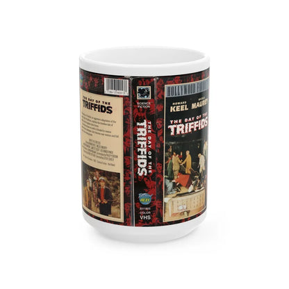 THE DAY OF THE TRIFFIDS (VHS COVER) - White Coffee Mug-15oz-Go Mug Yourself