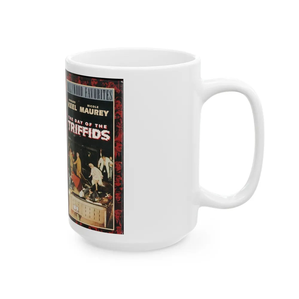 THE DAY OF THE TRIFFIDS (VHS COVER) - White Coffee Mug-Go Mug Yourself