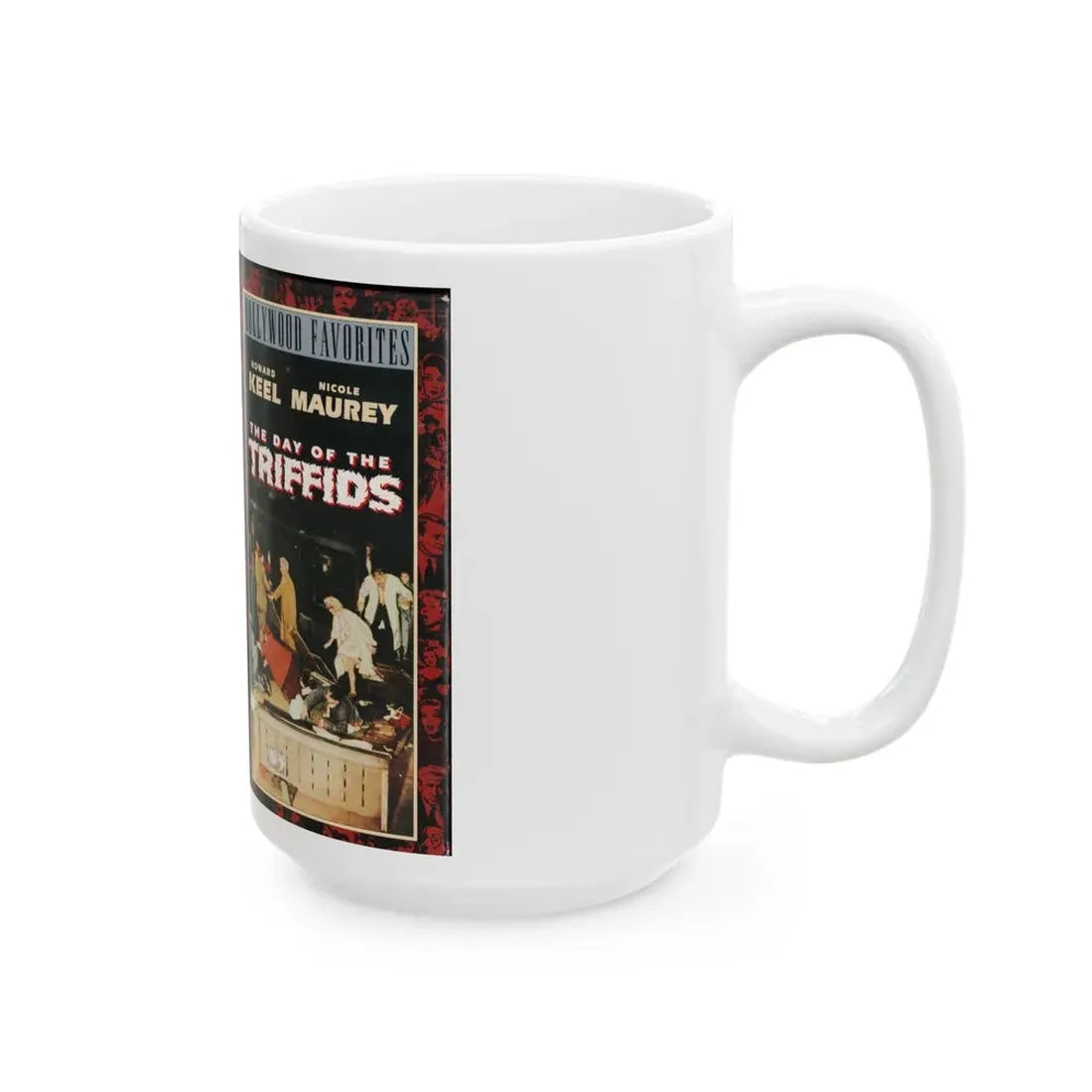 THE DAY OF THE TRIFFIDS (VHS COVER) - White Coffee Mug - Go Mug Yourself