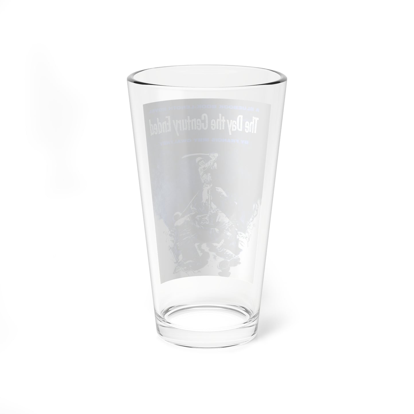 The Day the Century Ended, Bluebook Magazine, June 1955 (Magazine Illustration) Pint Glass 16oz-Go Mug Yourself