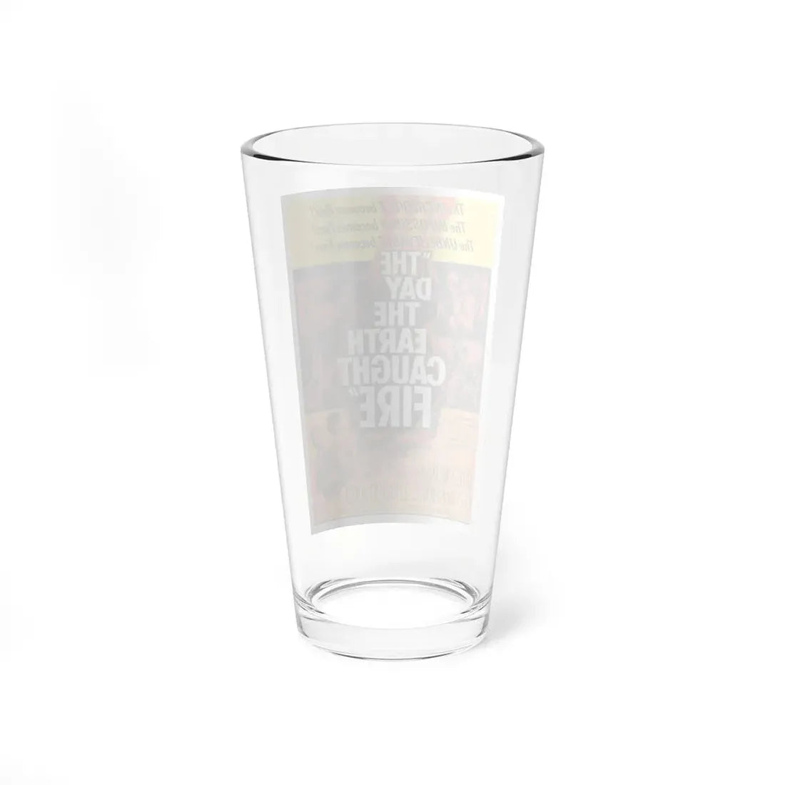 THE DAY THE EARTH CAUGHT FIRE 1961 Movie Poster - Pint Glass 16oz - Go Mug Yourself