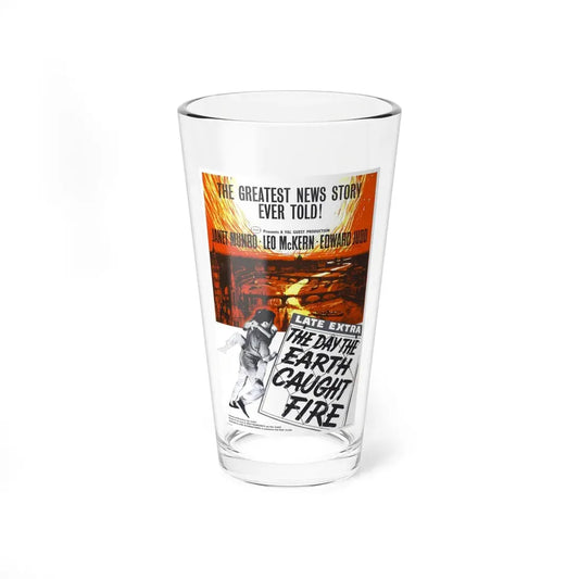 THE DAY THE EARTH CAUGHT FIRE (2) 1961 Movie Poster - Pint Glass 16oz 16oz - Go Mug Yourself