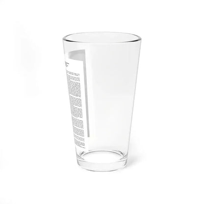 The Day The Jungle Went Mad (2), Man's Adventure, December 1958 (Magazine Illustration) Pint Glass 16oz - Go Mug Yourself