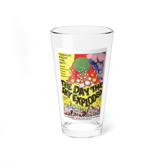THE DAY THE SKY EXPLODED 1958 Movie Poster - Pint Glass 16oz 16oz - Go Mug Yourself