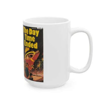 THE DAY TIME ENDED SUNRISE TAPES (VHS COVER) - White Coffee Mug-Go Mug Yourself