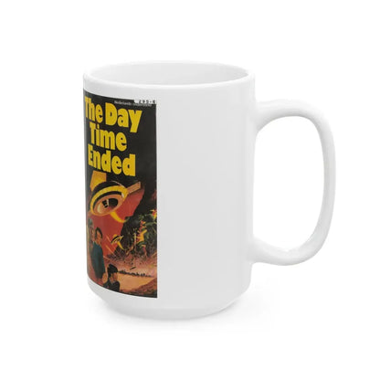 THE DAY TIME ENDED SUNRISE TAPES (VHS COVER) - White Coffee Mug - Go Mug Yourself