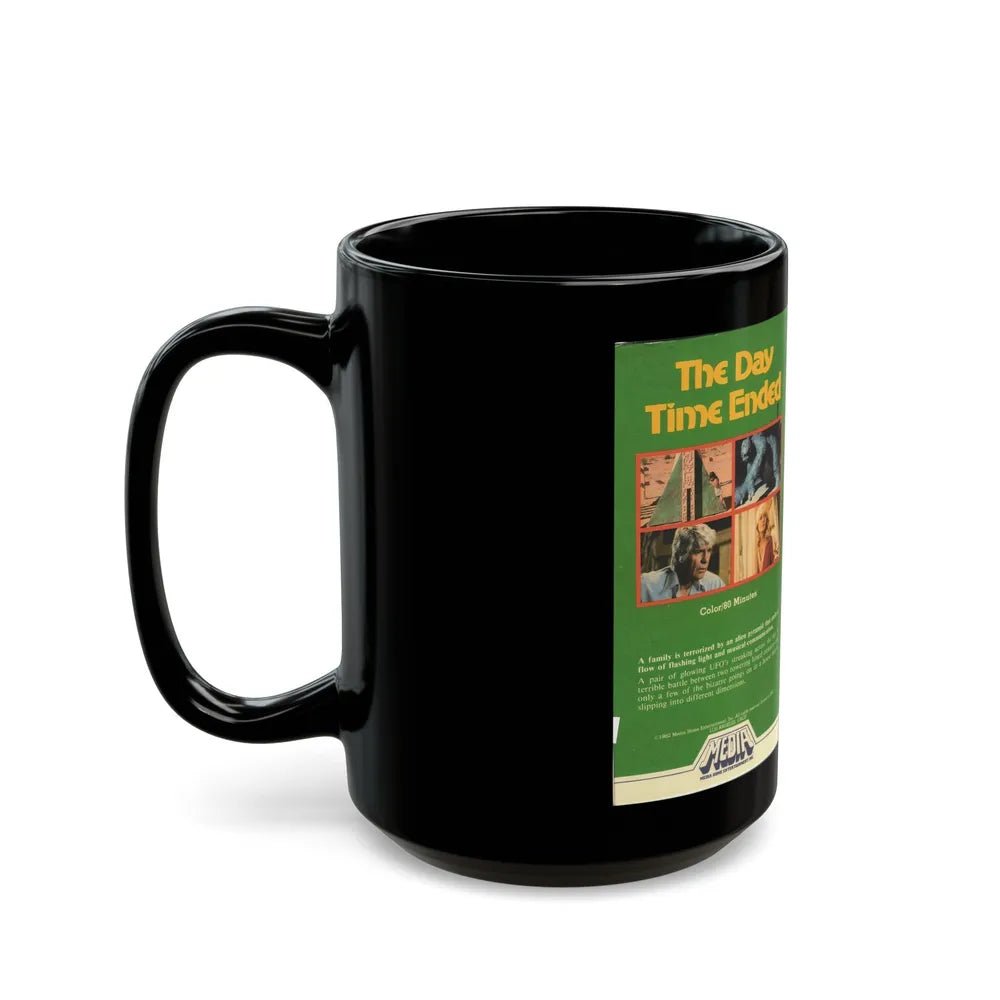 THE DAY TIME ENDED VERSION2 (VHS COVER) - Black Coffee Mug-Go Mug Yourself