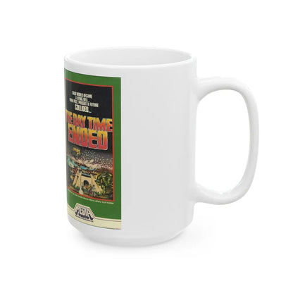 THE DAY TIME ENDED VERSION2 (VHS COVER) - White Coffee Mug-Go Mug Yourself