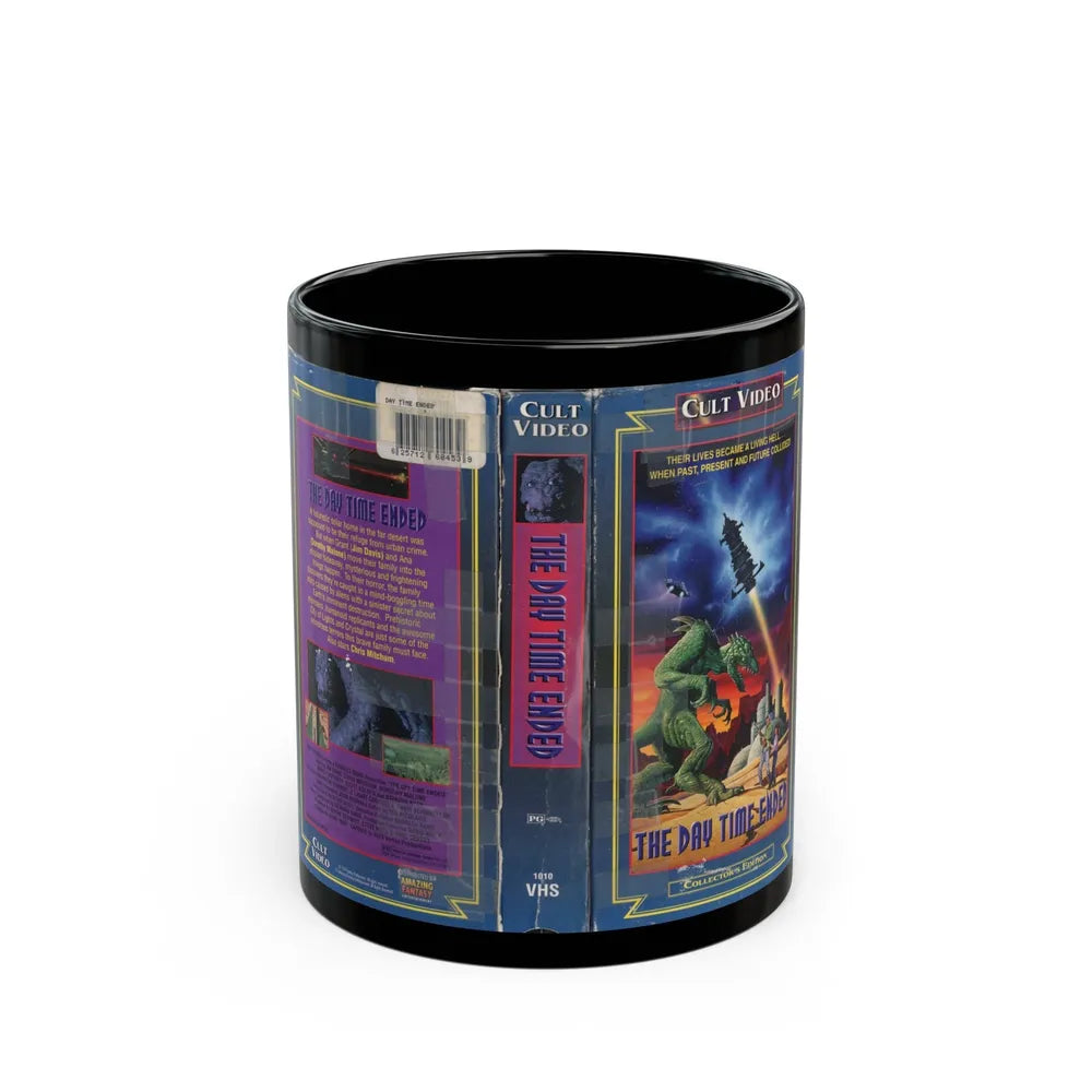 THE DAY TIME ENDED (VHS COVER) - Black Coffee Mug-11oz-Go Mug Yourself