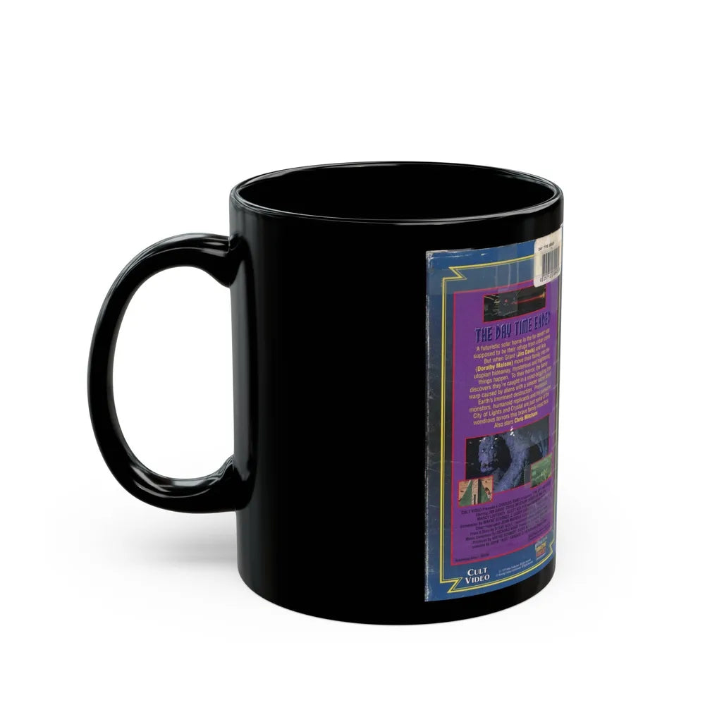 THE DAY TIME ENDED (VHS COVER) - Black Coffee Mug-Go Mug Yourself