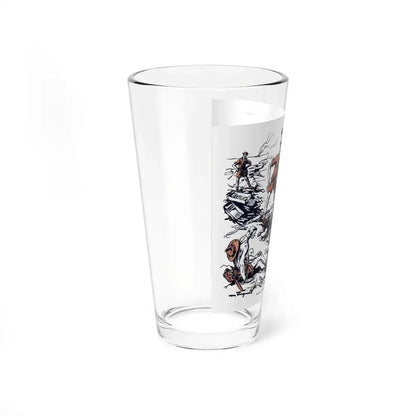 The Day We Won the War, Bluebook, March 1954 (Magazine Illustration) Pint Glass 16oz - Go Mug Yourself