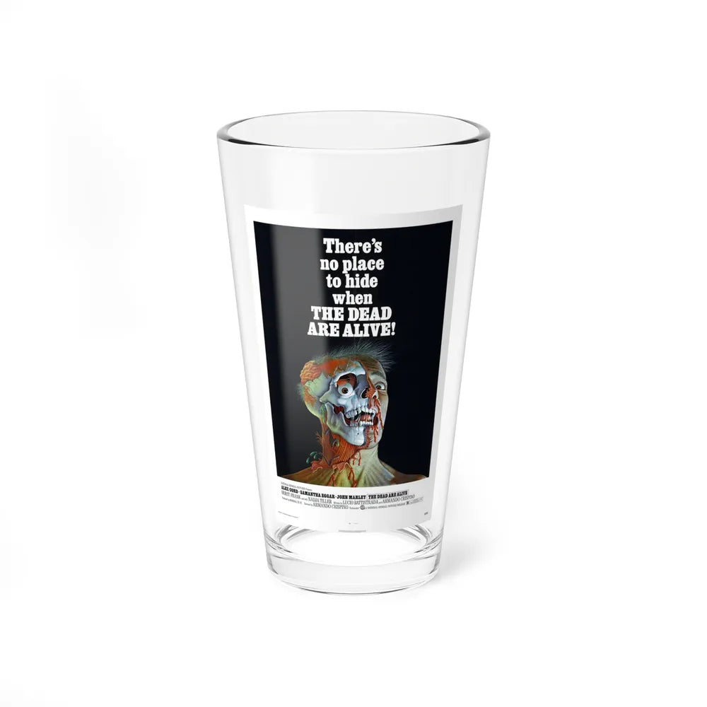 THE DEAD ARE ALIVE 1972 Movie Poster - Pint Glass 16oz-16oz-Go Mug Yourself