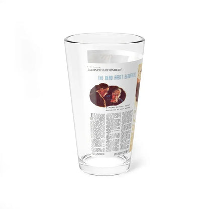The Dead Aren't Beautiful, Man Junior, February 1950 (Magazine Illustration) Pint Glass 16oz - Go Mug Yourself