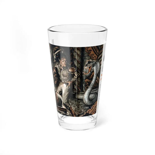 The Dead City of the Kmers, Safari magazine, February 1956 (Magazine Illustration) Pint Glass 16oz 16oz - Go Mug Yourself