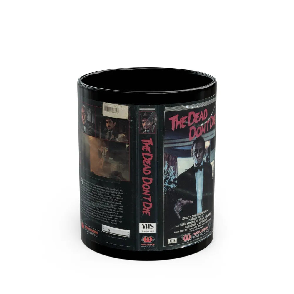 THE DEAD DONT DIE (VHS COVER) - Black Coffee Mug-11oz-Go Mug Yourself