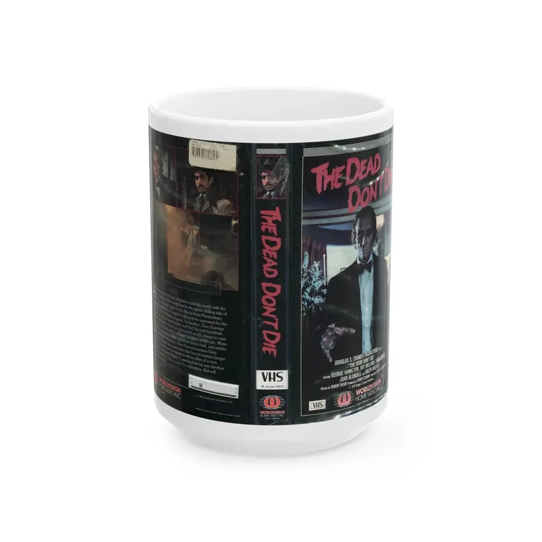 THE DEAD DONT DIE (VHS COVER) - White Coffee Mug 15oz - Go Mug Yourself