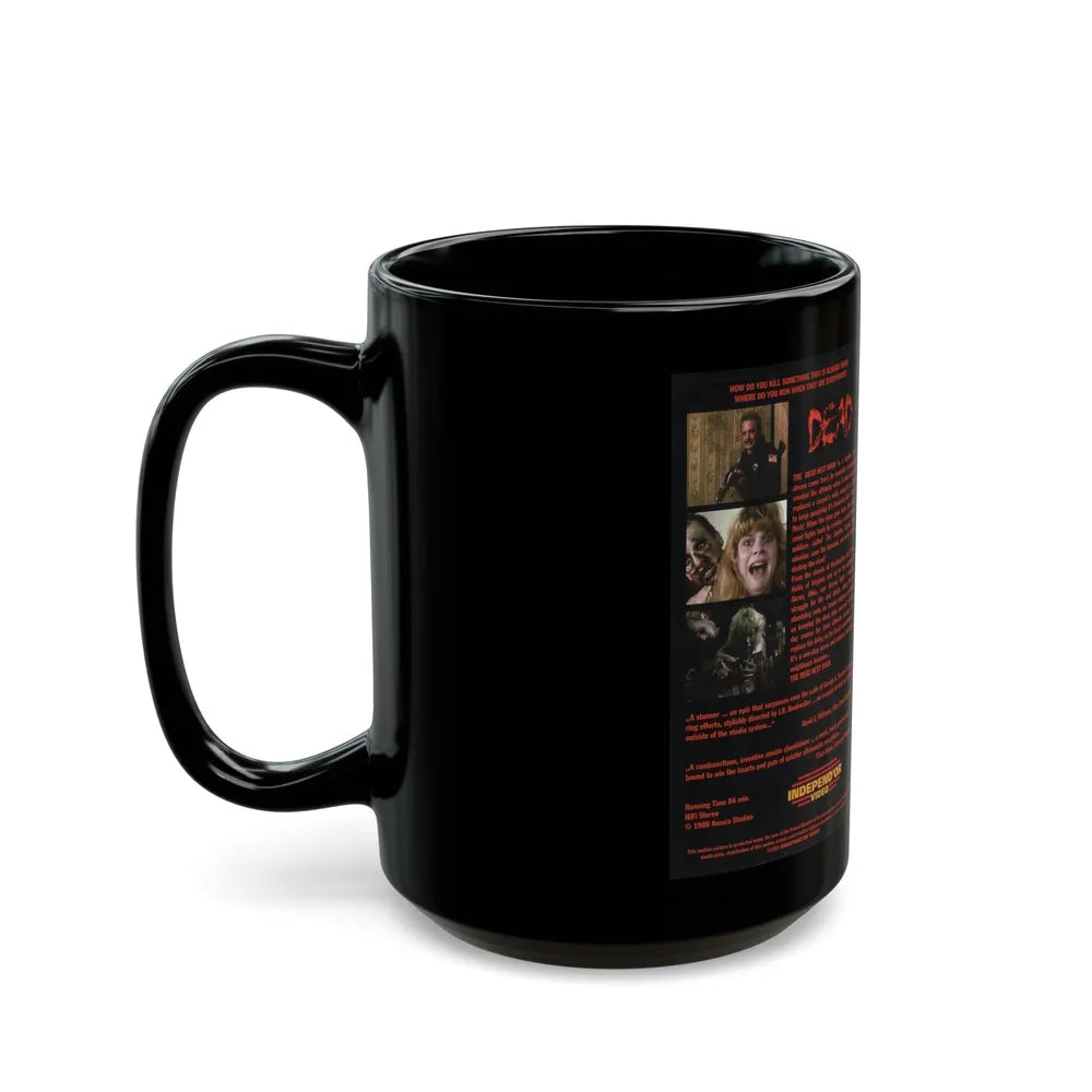 THE DEAD NEXT DOOR (VHS COVER) - Black Coffee Mug-Go Mug Yourself