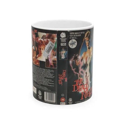 THE DEAD OF NIGHT (VHS COVER) - White Coffee Mug 11oz - Go Mug Yourself