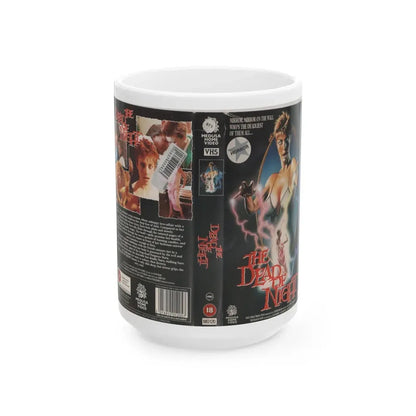 THE DEAD OF NIGHT (VHS COVER) - White Coffee Mug 15oz - Go Mug Yourself
