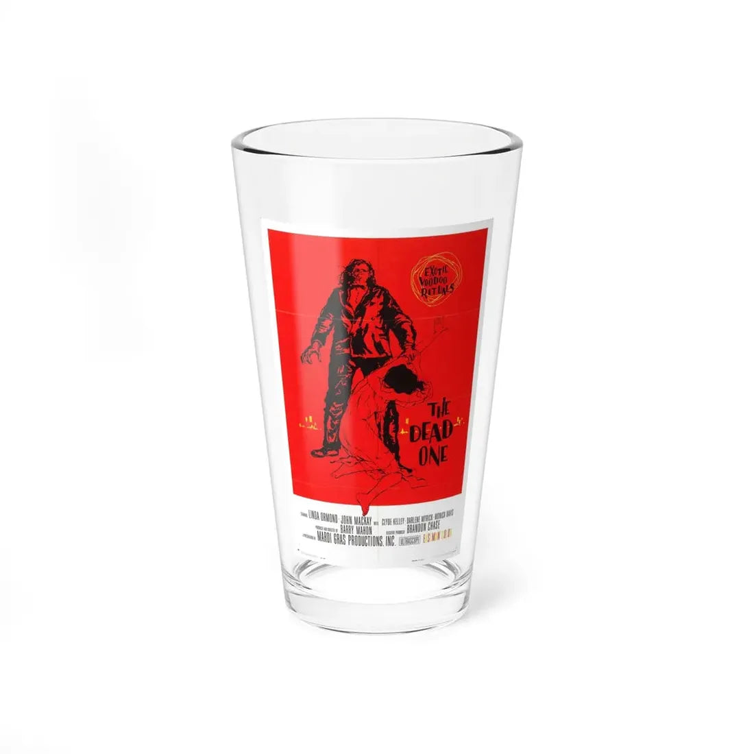 THE DEAD ONE 1961 Movie Poster - Pint Glass 16oz 16oz - Go Mug Yourself