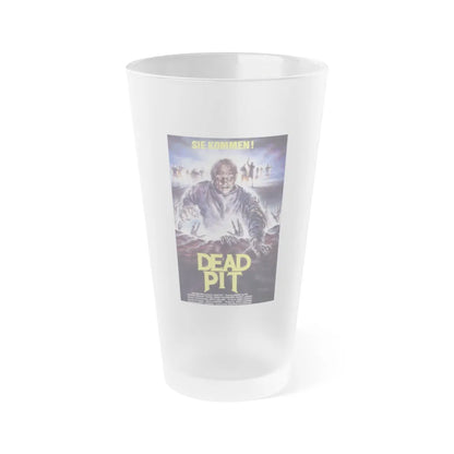 THE DEAD PIT 1989 Movie Poster - Frosted Pint Glass 16oz-16oz-Frosted-Go Mug Yourself