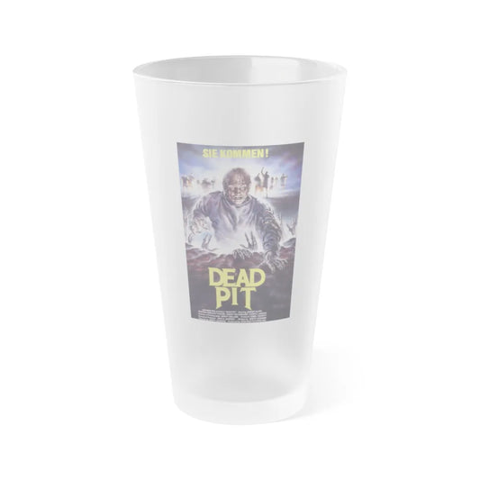 THE DEAD PIT 1989 Movie Poster - Frosted Pint Glass 16oz-16oz-Frosted-Go Mug Yourself