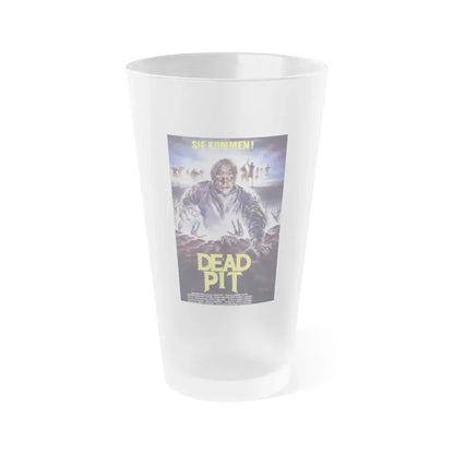 THE DEAD PIT 1989 Movie Poster - Frosted Pint Glass 16oz 16oz Frosted - Go Mug Yourself
