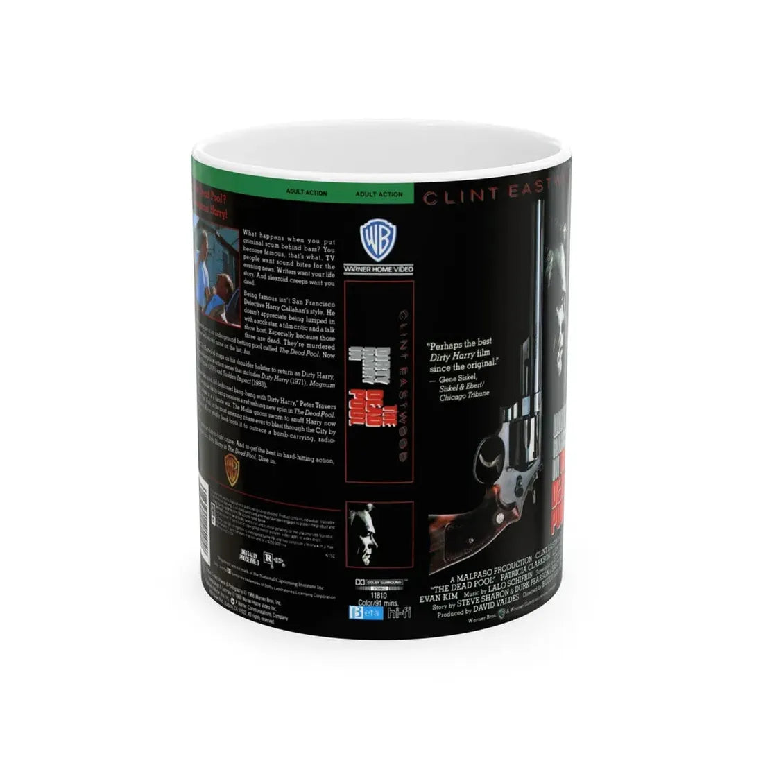 THE DEAD POOL (VHS COVER) - White Coffee Mug 11oz - Go Mug Yourself