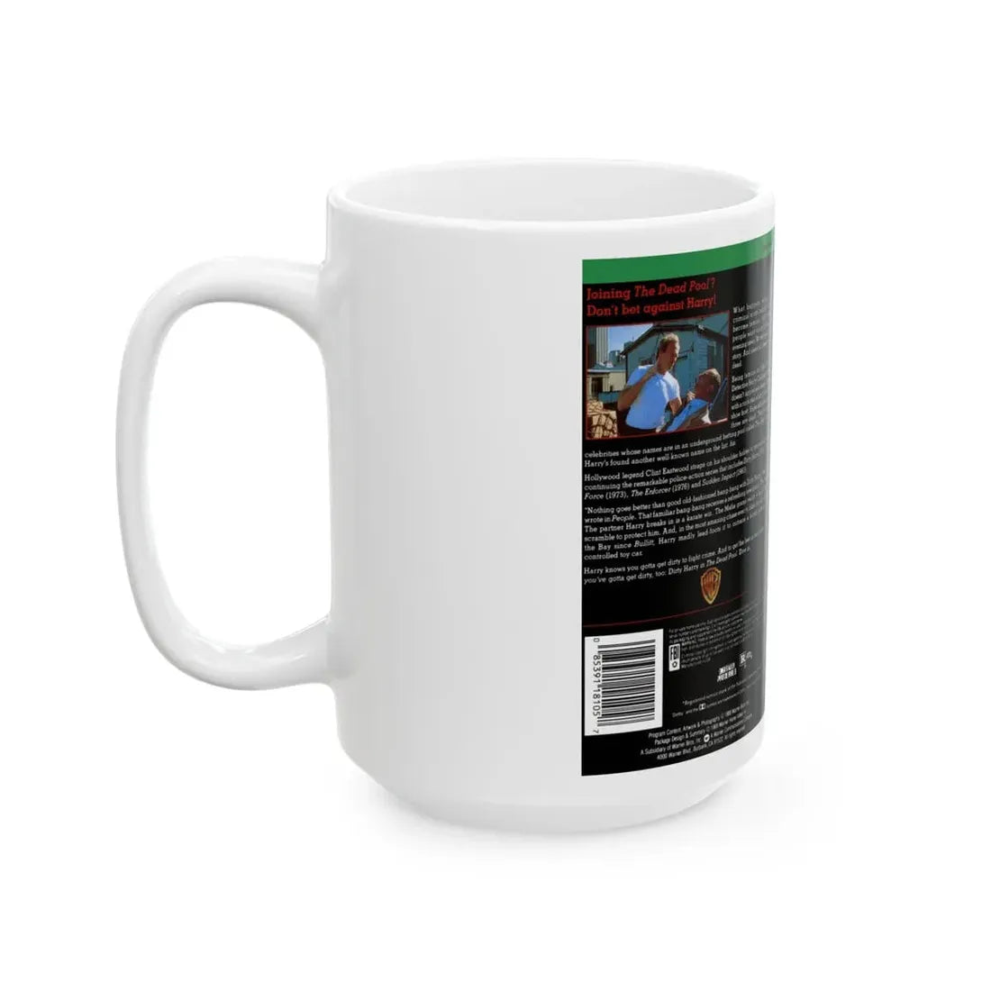 THE DEAD POOL (VHS COVER) - White Coffee Mug - Go Mug Yourself