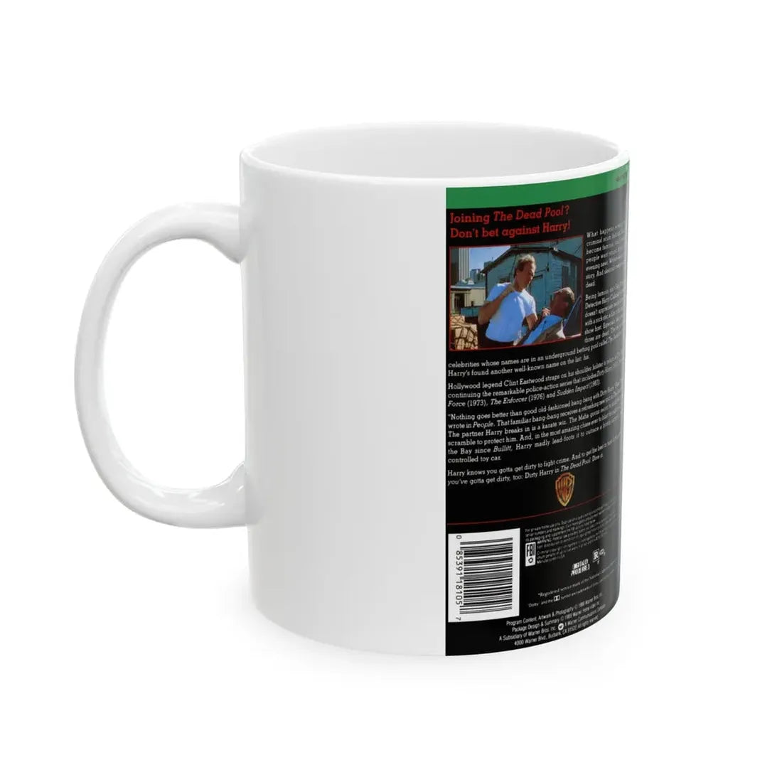 THE DEAD POOL (VHS COVER) - White Coffee Mug - Go Mug Yourself
