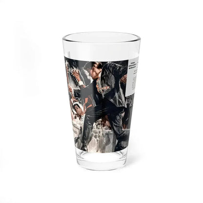 The Deadly Broad, Men magazine, December 1960 (Magazine Illustration) Pint Glass 16oz 16oz - Go Mug Yourself