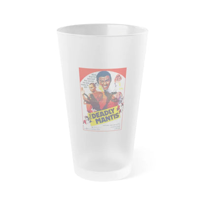 THE DEADLY MANTIS (1978) Movie Poster - Frosted Pint Glass 16oz-16oz-Frosted-Go Mug Yourself